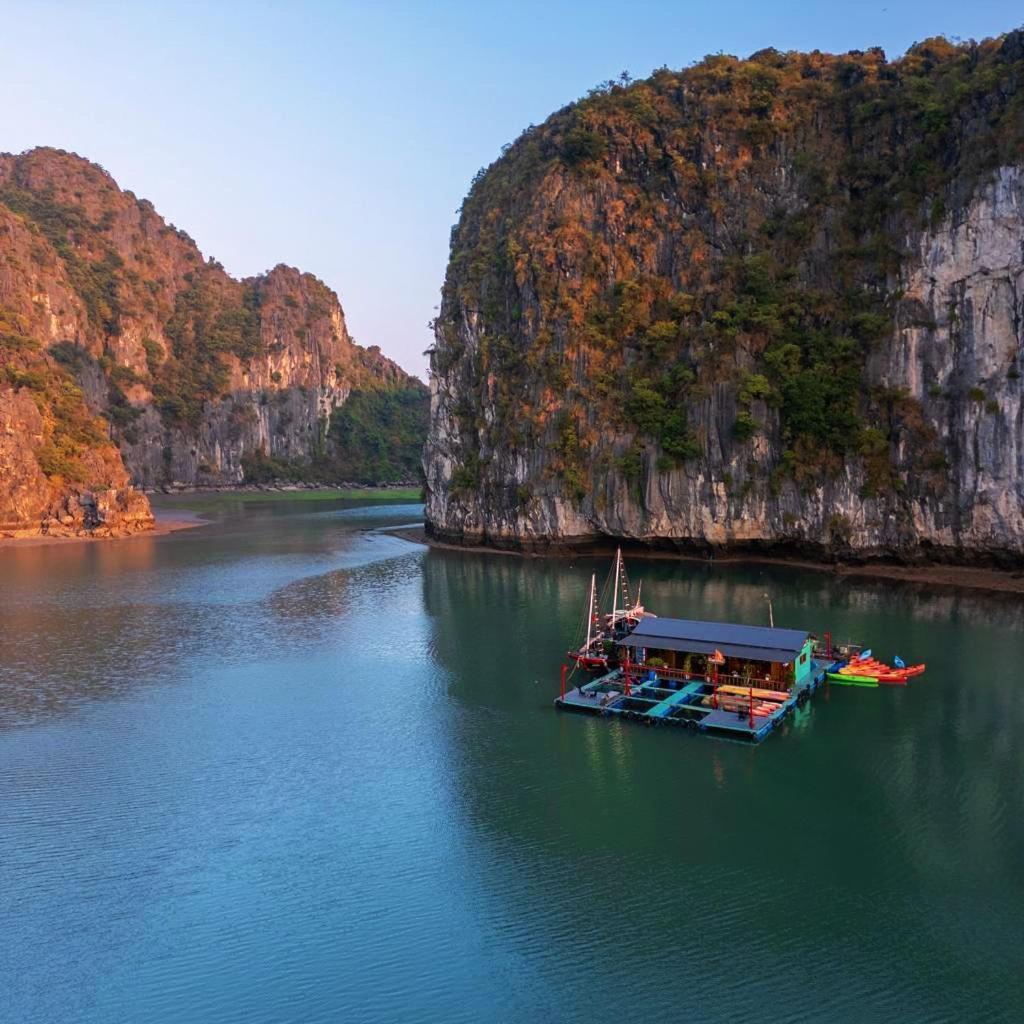 Eco Floating Farm Stay Cai Beo Chan Chau Luaran gambar